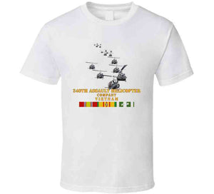 Army - 240th Assault Helicopter Co W Vn Svc V1 T Shirt