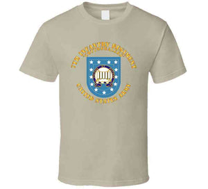 Army - 7th Infantry Regiment, Army Flash, (Cottenbailers) with Distinctive Unit Insignia  - T Shirt, Premium and Hoodie