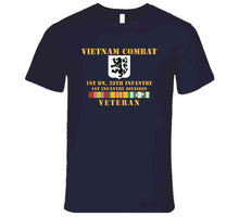 Load image into Gallery viewer, Army - Vietnam Combat Infantry Veteran W 1st Bn 28th Inf  - 1st Id T Shirt
