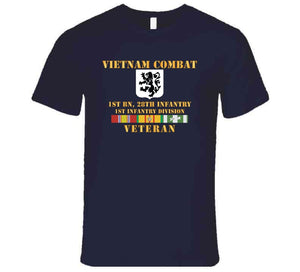 Army - Vietnam Combat Infantry Veteran W 1st Bn 28th Inf  - 1st Id T Shirt