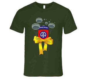 Army - Yellow Ribbon - Support Our Troops - 82nd Airborne w Jumpers T Shirt