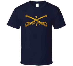 Army - 1st Bn 7th Cavalry Branch Wo Txt T Shirt, Hoodie and Premium