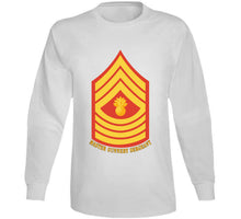 Load image into Gallery viewer, Usmc - Enlisted Insignia - E9 - Master Gunnery Sergeant (mgysgt) - Dress Blue - Bottom Txt T X 300 T Shirt
