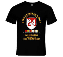 Load image into Gallery viewer, Army -  24th Engineer Group (construction) - Kaiserslautern, Germany 1954 - 1972- W Cold War Svc X 300 T Shirt
