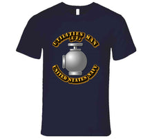 Load image into Gallery viewer, Navy - Rate - Utilities Man T Shirt
