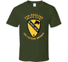Load image into Gallery viewer, Army - 2nd Brigade - 1st Cav Div - Black Jack No Offset T-shirt
