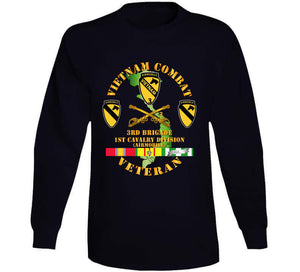 Army - Vietnam Combat, Cavalry Veteran, with 3rd Brigade, 1st Cavalry Division Long Sleeve