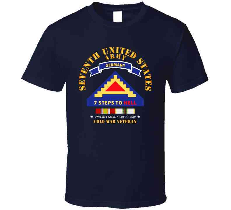 Army - 7th Unites States Army - 7 Steps To Hell W Germany Tab - Ss W C ...