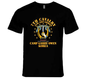7th Cavalry, 4th Squadron, Camp Gary Owen Korea - T Shirt, Premium and Hoodie