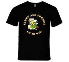 Load image into Gallery viewer, Navy - Sof - Sammy - Freddie - Go To War V1 T Shirt
