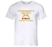 Load image into Gallery viewer, Just Cause - 549th Military Police Co - Ft Davis, Cz W Svc Ribbons  T Shirt
