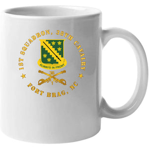 Army - 1st Squadron, 38th Cavalry - Fort Bragg, Nc W Dui - Cav Branch  Wo Bck X 300 T Shirt