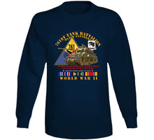 Load image into Gallery viewer, Army - 761st Tank Battalion - Black Panthers - W Tank W Ssi Wwii  Eu Svc Long Sleeve
