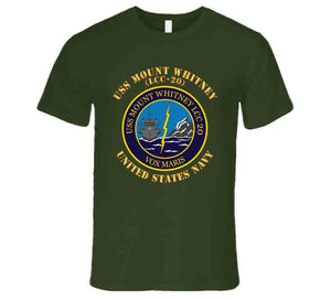 Navy - Uss Mount Whitney (lcc-20) X 300 T Shirt