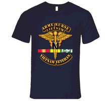 Load image into Gallery viewer, Army - Army Nurse W Vietnam Svc Ribbons T Shirt
