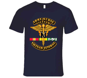 Army - Army Nurse W Vietnam Svc Ribbons T Shirt