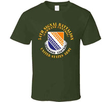 Load image into Gallery viewer, Army -  54th Signal Battalion - Command Control - Us Army - Dui X 300 T Shirt
