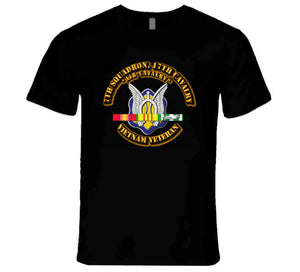 7th Squadron - 17th Cavalry w SVC Ribbon T Shirt
