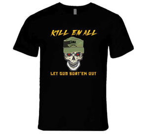 Army - Ranger Patrol Cap - Skull - Airborne Inf Killem All - Let God Sortem Out X 300 T Shirt