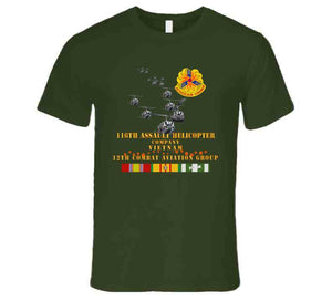 Army - 116th Assault Helicopter Co W 12th Cab - W Vn Svc X 300 T Shirt