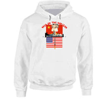 Load image into Gallery viewer, Govt - War On The Horizon - China Flag - Us Flag W Missile Firing - Atomic Blast X300 T Shirt

