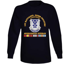 Army - 1st Bn 503rd Infantry - Afghanistan Veteran X 300 T Shirt