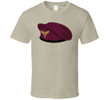 Load image into Gallery viewer, Ukraine - Ukraine Air Assault Forces - Maroon Beret  W Badge Wo White  X 300 T Shirt
