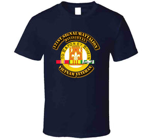 121st Signal Battalion (Divisional) with Vietnam Service Ribbons Classic T Shirt