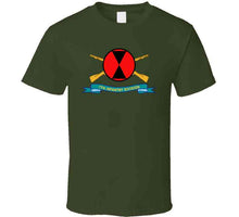 Load image into Gallery viewer, Army - 7th Infantry Division - Ssi W Br - Ribbon X 300 T Shirt
