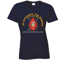 Load image into Gallery viewer, Usmc - 1st Bn, 8th Marines - The Cutting Edge - Marines At War X 300 T Shirt
