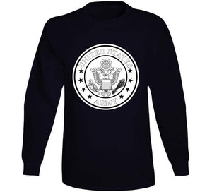 Emblem - United States Army - Blk Stars - Bw X 300 T Shirt