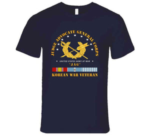 Army - Judge Advocate Veteran Corps, Veteran, "Jag", Korean War Veteran with Korean War Service Ribbons - T Shirt, Premium and Hoodie