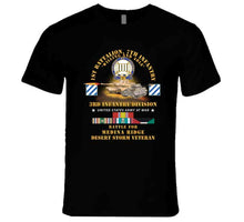 Load image into Gallery viewer, Army - 1st Battalion, 7th Infantry - 3rd Id - Battle Medina Ridge W M1 - M2 - Desert Storm Veteran X 300 T Shirt
