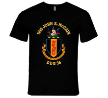 Load image into Gallery viewer, Navy - Uss John S. Mccain (ddg-56) Wo Bakgrd T Shirt
