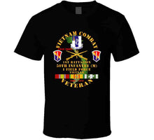 Load image into Gallery viewer, Army - Vietnam Combat Veteran W 1st Bn - 50th Inf - I Field Force 1969-70 W Vn Svc T Shirt
