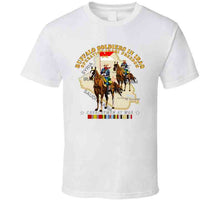 Load image into Gallery viewer, Army - Buffalo Soldiers In Iraq - Oif - Cavalrymen At War  W Iraq Svc - No Vet T Shirt
