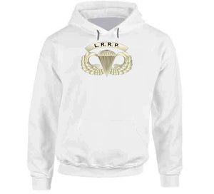 Army - Lrrp - Basic Airborne Badge W Lrrp Tab X 300 T Shirt