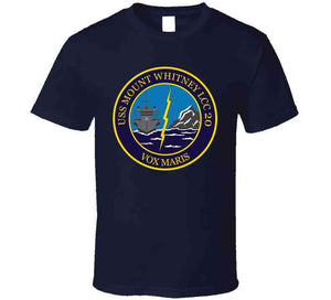 Navy - Uss Mount Whitney (lcc-20) Wo Txt X 300 T Shirt