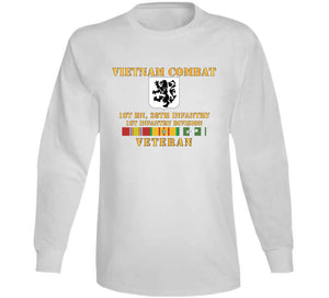 Army - Vietnam Combat Infantry Veteran W 1st Bn 28th Inf  - 1st Id T Shirt