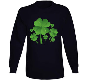 St. Patrick's Day - Four Leaf Clovers Crewneck Sweatshirt