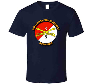 3rd Squadron - 3rd Armored Cavalry Regiment with Txt  T Shirt