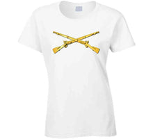Load image into Gallery viewer, Army - Infantry Branch - Crossed Rifles Wo Txt Baby Bib
