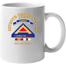 Load image into Gallery viewer, Army -  7th Unites States Army - 7 Steps To Hell W Germany Tab - Ss W Cold War Svc X 300 T Shirt
