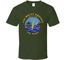 Load image into Gallery viewer, Navy - Uss Mount Whitney (lcc20) - Vox Maris Wo Border X 300 T Shirt
