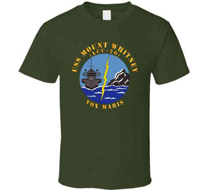 Navy - Uss Mount Whitney (lcc20) - Vox Maris Wo Border X 300 T Shirt