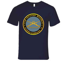 Load image into Gallery viewer, Army - 25th Infantry Regiment - Jackson Barracks, La - Buffalo Soldiers W Inf Branch T Shirt
