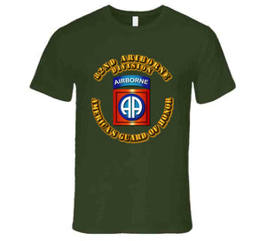 82nd Airborne Division - SSI - Guard T Shirt