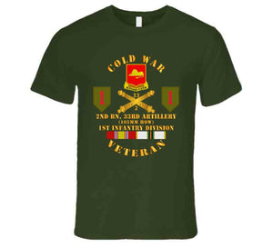 Army - Cold War  Vet - 2nd Bn 33rd Artillery - 1st Inf Div Ssi T Shirt