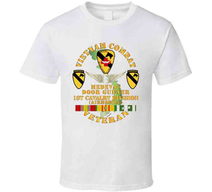 Army - Vietnam Combat Veteran - Medevac - Door Gunner W 1st Cav Div W Vn Svc T Shirt