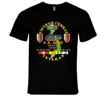 Load image into Gallery viewer, Army - Vietnam Combat Veteran - Us Army Vietnam - Usarv T Shirt
